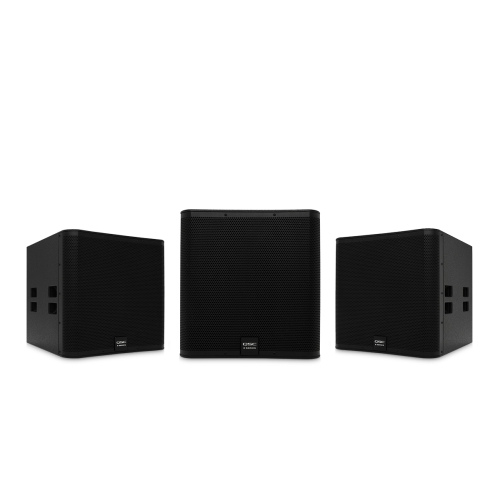 Caixa Acústica Passiva Subwoofer 800W RMS QSC E118SW-BK