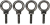 Kit de Suspensão para Caixas QSC M10-KIT-S